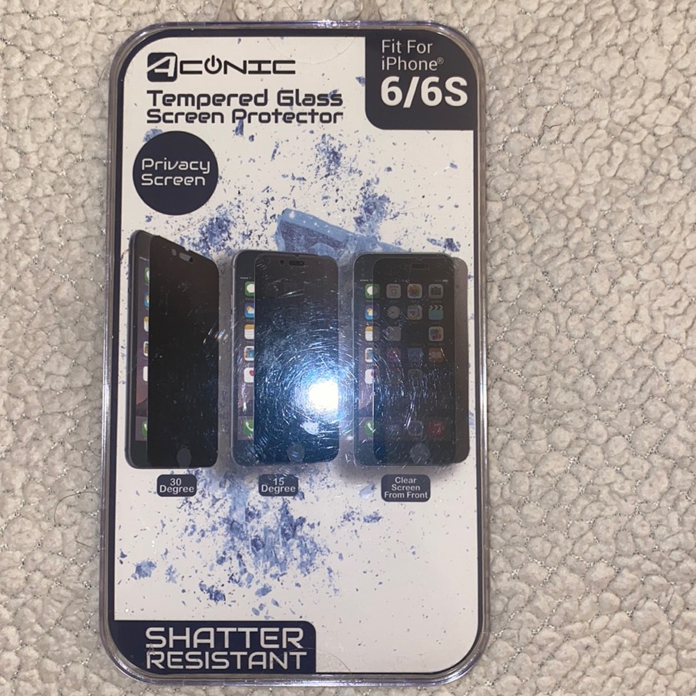 NEW tempered glass screen protector for iPhone 6/6S